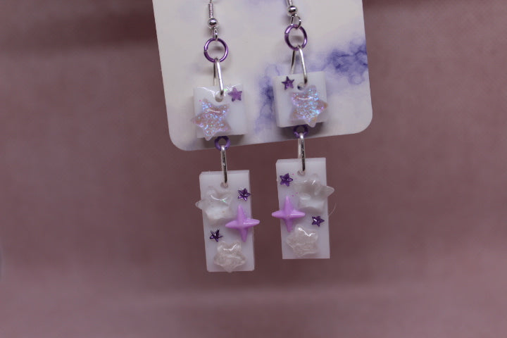 Purple and Clear Stars