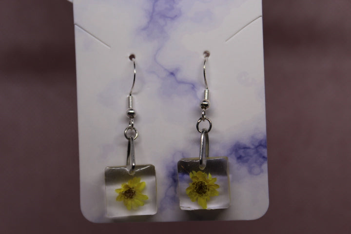 Small Yellow Flowers (Silver Findings)