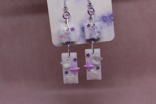 Purple and Clear Stars